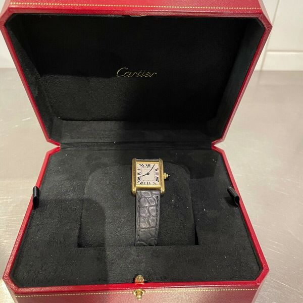 Cartier Women’s Tank Watch 18K Yellow Gold Louis Cartier WatchCharts