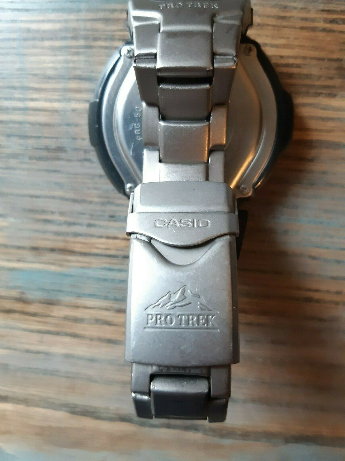CASIO PROTREK PRG-50 Titanium 2471 Triple Sensor Solar Recharge