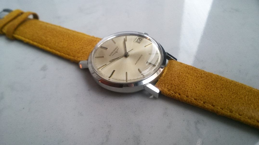 fs LONGINES 7844 Automatic calibre 345 Vintage 1960s 35mm Dress