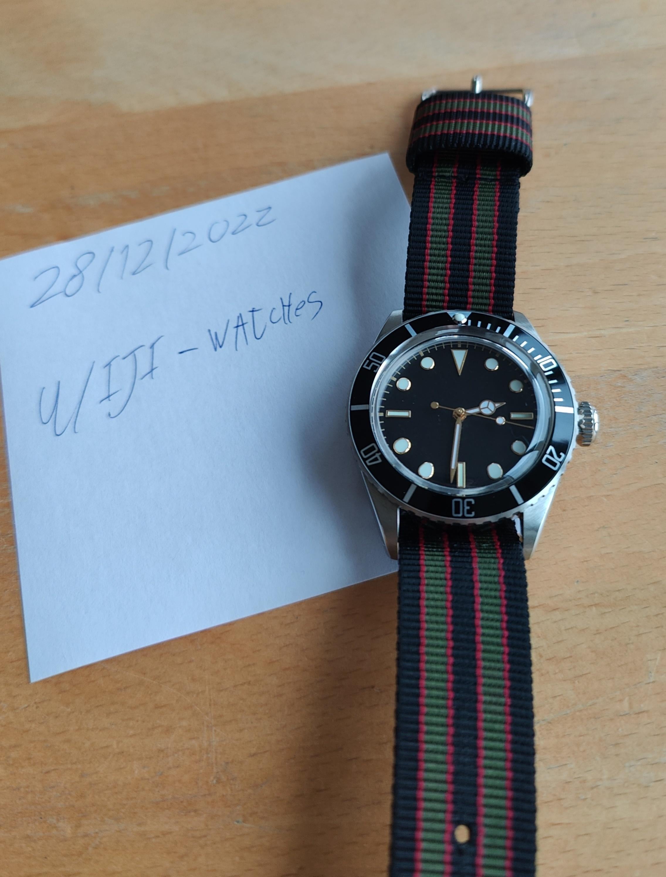 [WTS] Rolex 6538 Submariner Homage, Seiko NH38 Based. Made to Order, Brand  New. | WatchCharts
