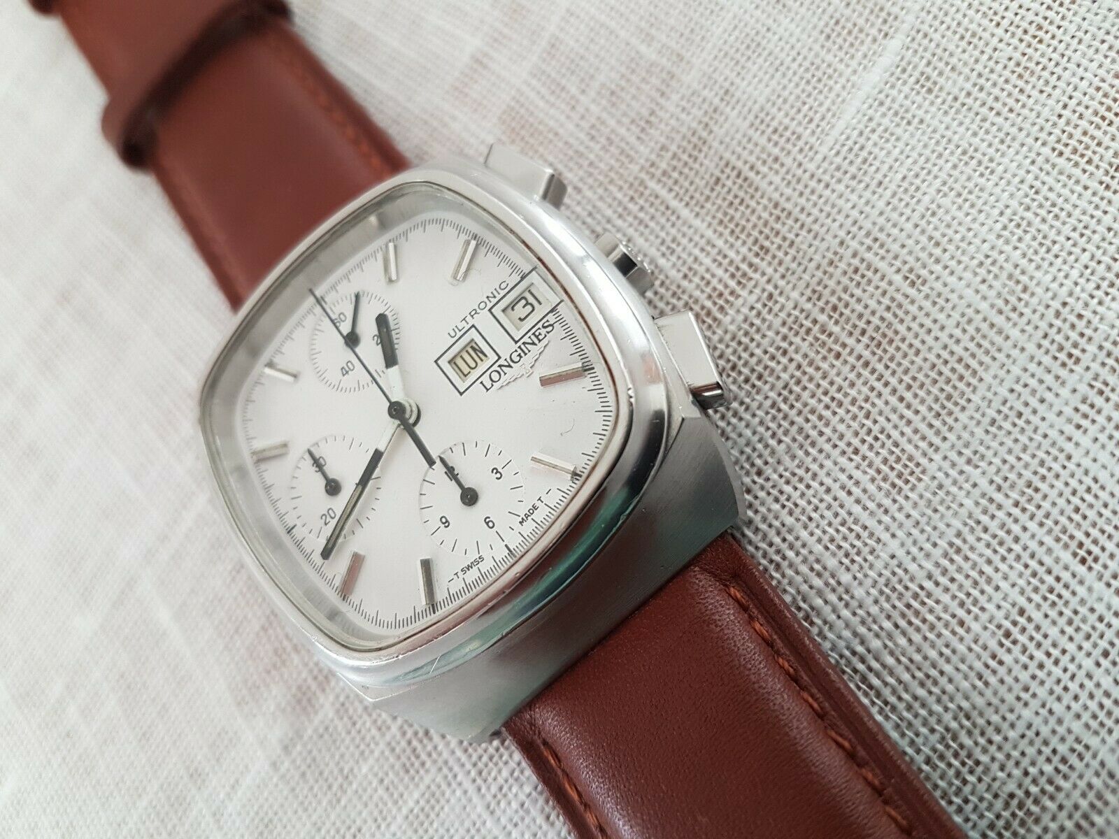 Longines Ultronic chronograph cal 749.2. Excellent condition. Rare