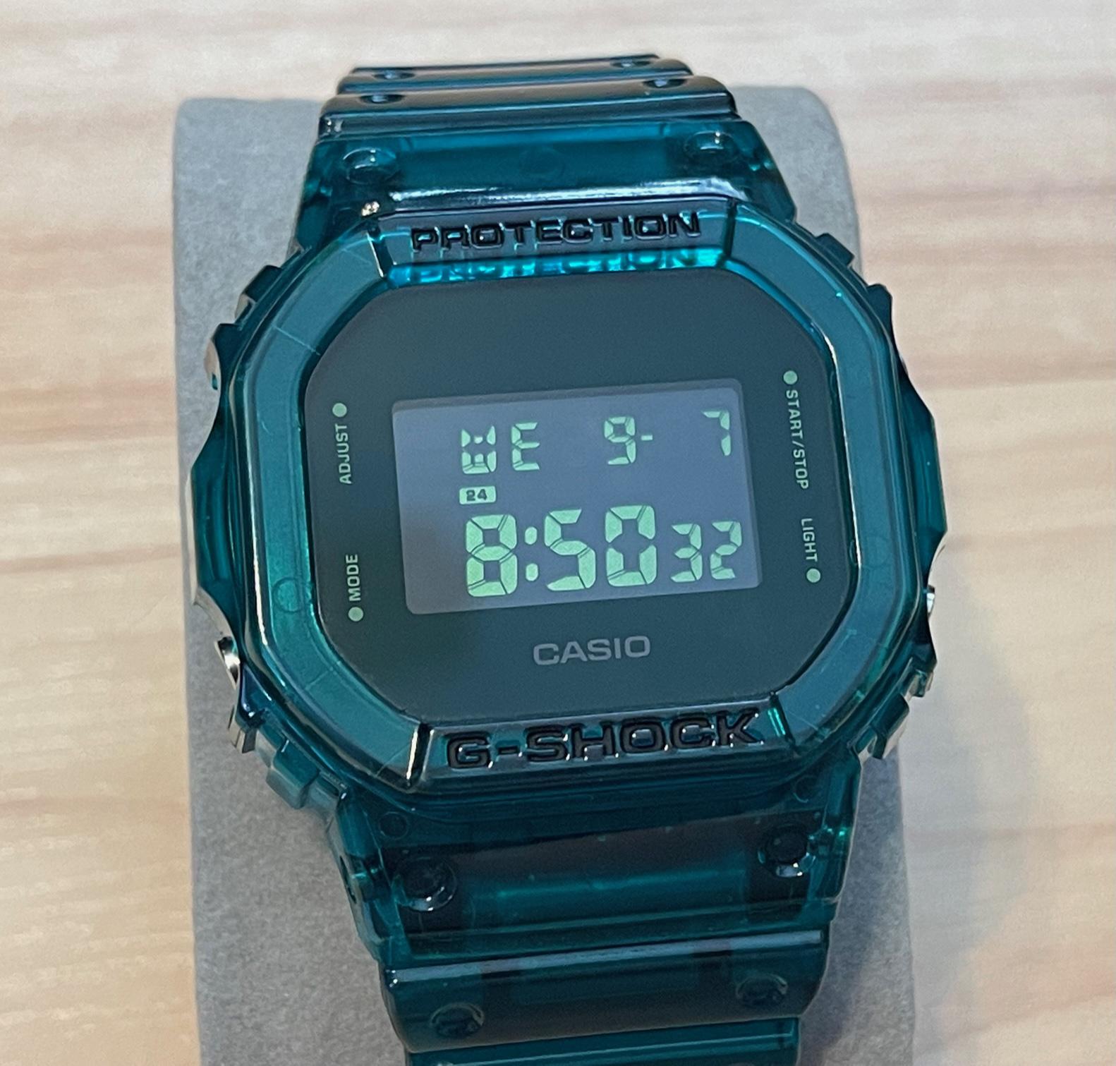 WTS] Casio G-Shock DW-5600SB-3 Green Skeleton Series Jelly Digital