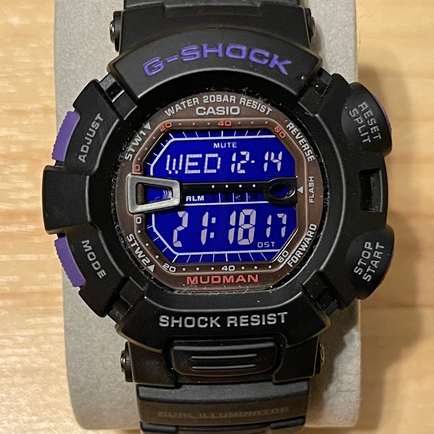 WTS] Casio G-Shock G-9000BP-1 Mudman Black Purple Digital Watch