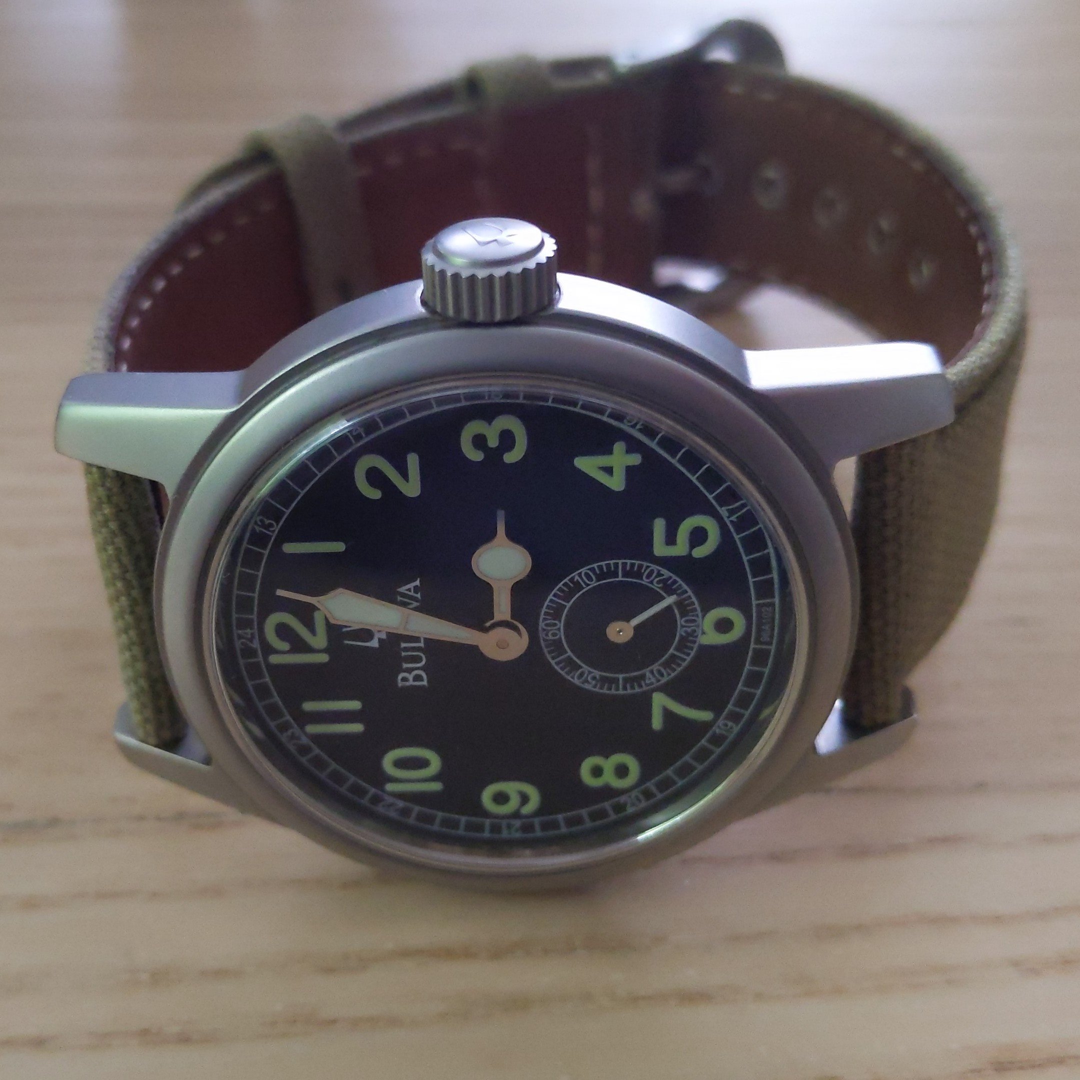 250 USD Bulova military style hack watch 96a102 WatchCharts