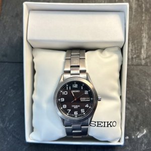 Seiko SGG711 Titanium Black Dial Mens Watch | WatchCharts