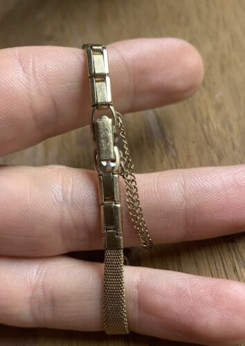 Vintage Ladies Omega Watch w/ Speidel USA Bracelet 14k Gold Filled