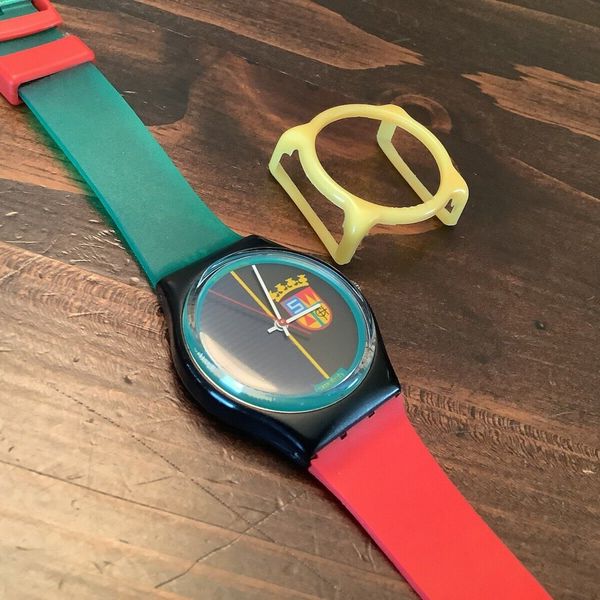 Swatch Sir SwaTch GB111 - [ With Guard ] - 1980â s - [ New Strap ...