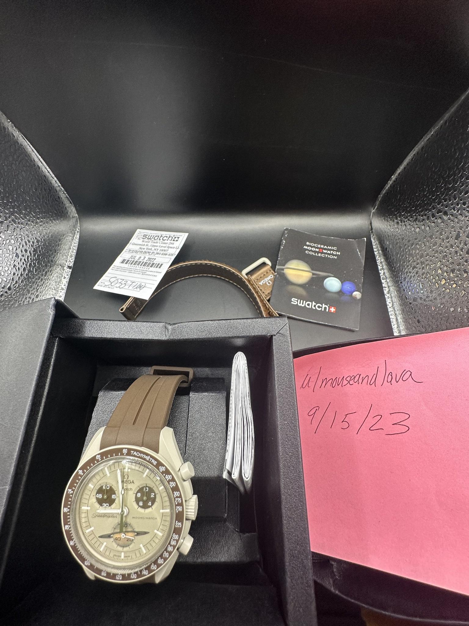 WTS] Omega Moonswatch Mission to Saturn - box, papers and extra