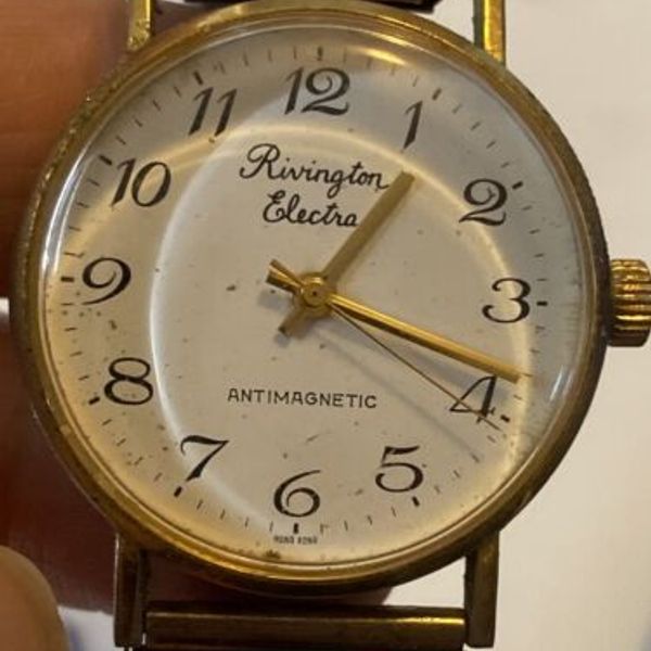Windmill Rivington VINTAGE WATCH: Rivington Electra Wind Up Watch Tested WORKS W2-51 ...