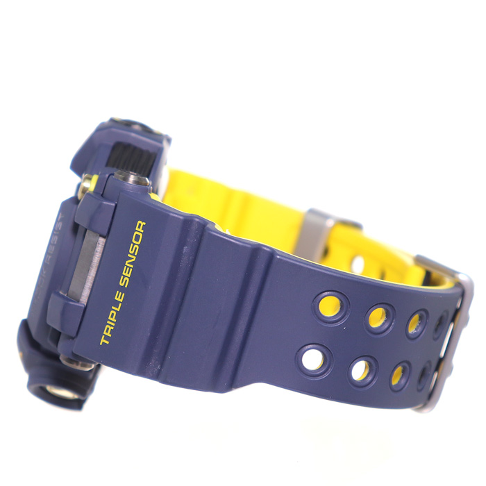 Good Condition] Casio [CASIO G-SHOCK] G-Shock Frogman Master in Navy Blue  Black Yellow Radio Solar Men's Watch Water Depth Gauge Wristwatch  GWF-D1000NV-2JF MASTER OF G FROGMAN MASTER IN NAVY BLUE [A Rank] [