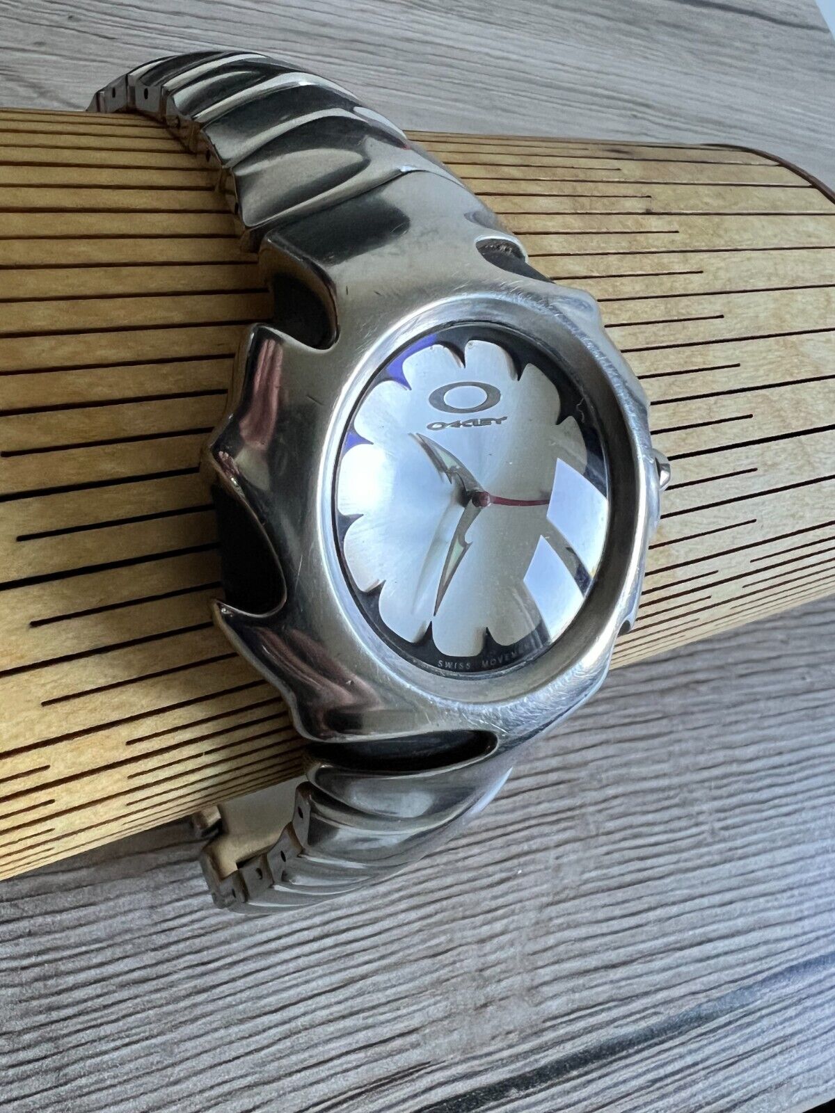 Oakley Blade watch,silver,swiss movement | WatchCharts Marketplace