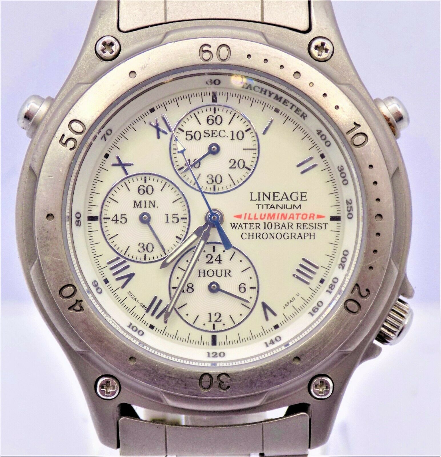 Casio Lineage TITANIUM Illuminator LIS-002 Chronograph Quartz 