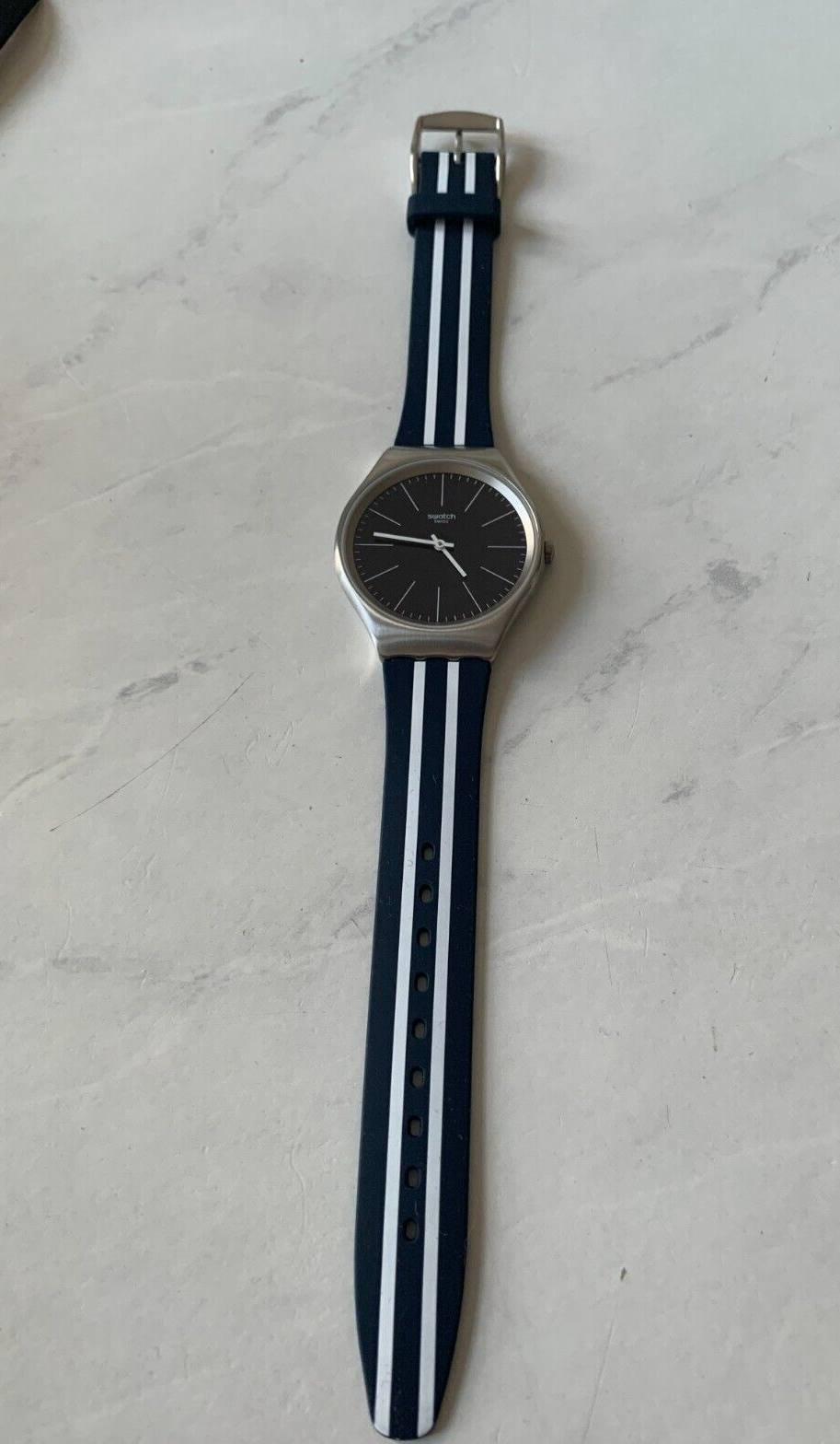 SWATCH Watch SkinBlueIron Skin Irony. SYXS106 New no tag