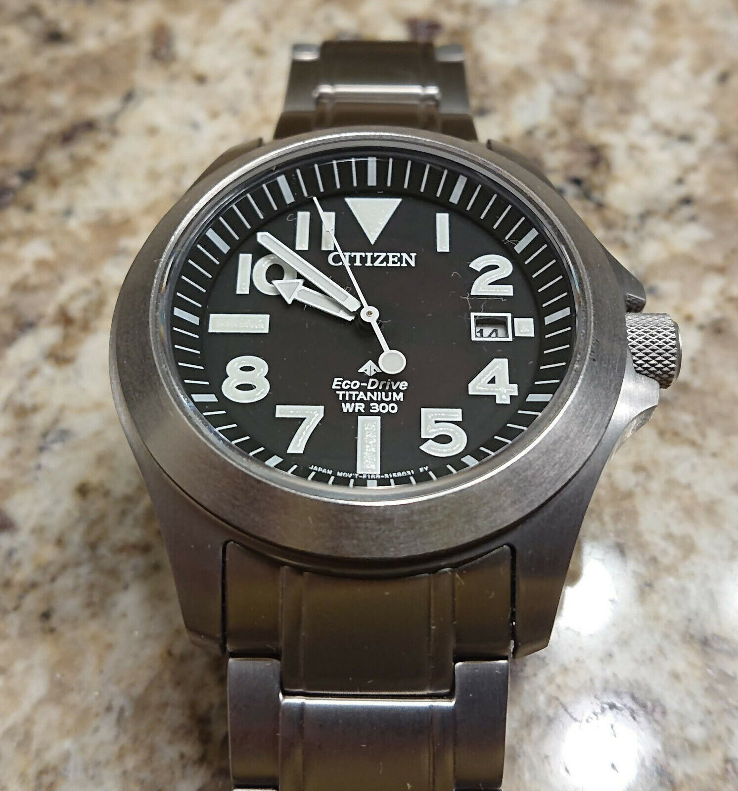 Citizen Promaster Tough Ray Mears Model Eco Drive Titanium