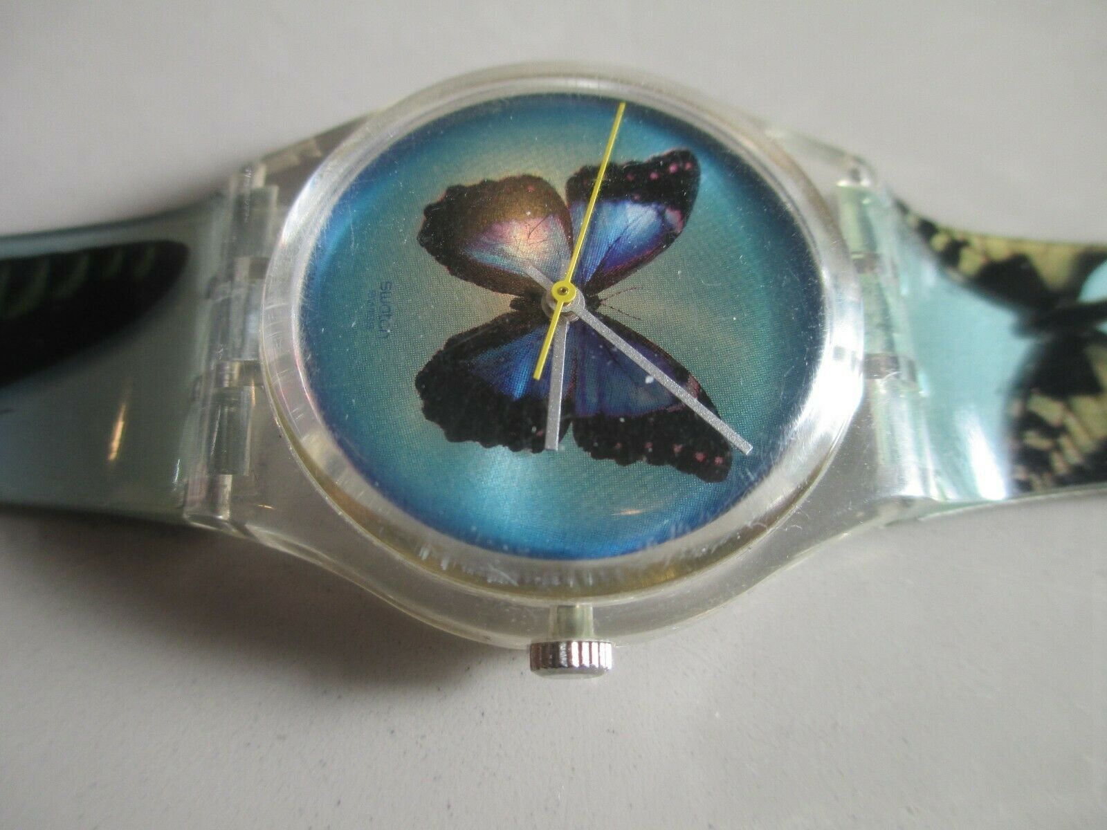 Swatch butterfly online watch