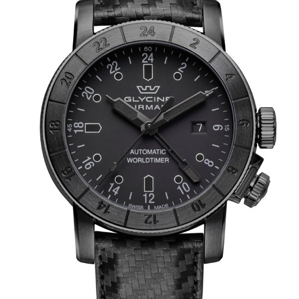 Glycine airman black sale