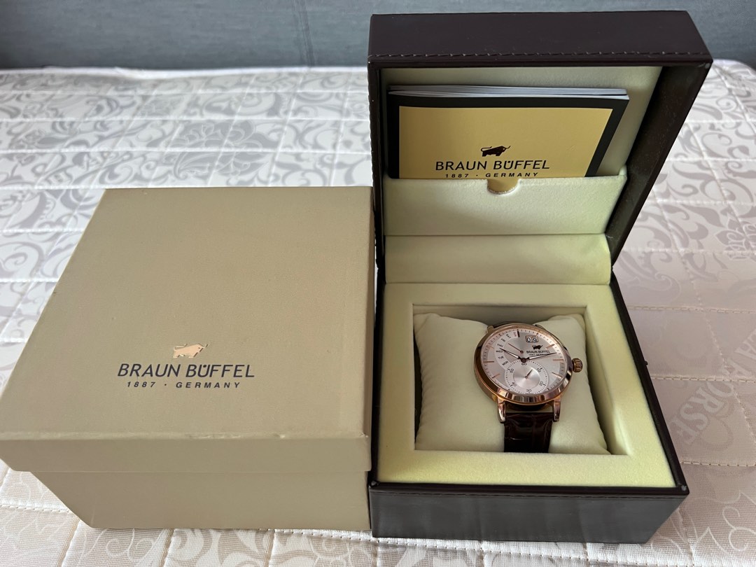 Braun Buffel Watch with Leather Strap WatchCharts Marketplace