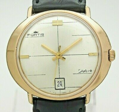 Vintage Fortis Skylark Automatic Ref. 6179 Gold Plated Swiss Men s Wrist Watch WatchCharts Marketplace