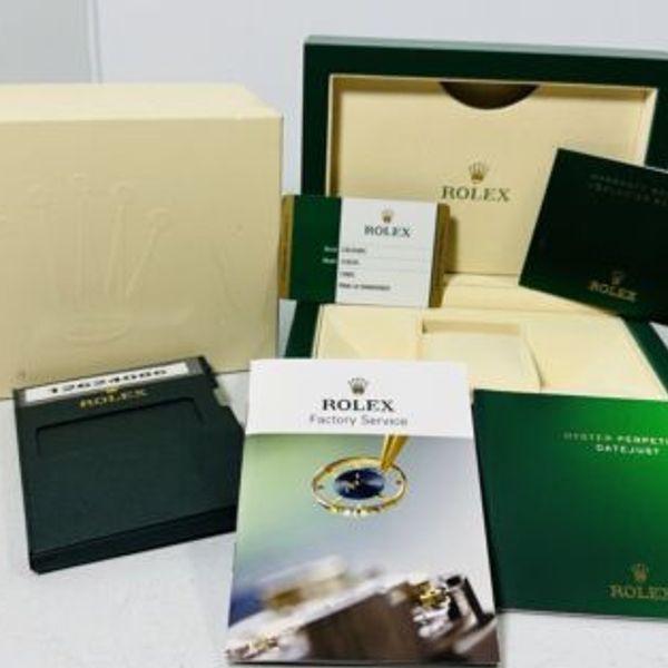 Rolex Box 39139-04 Only Box accessories And Links | WatchCharts Marketplace