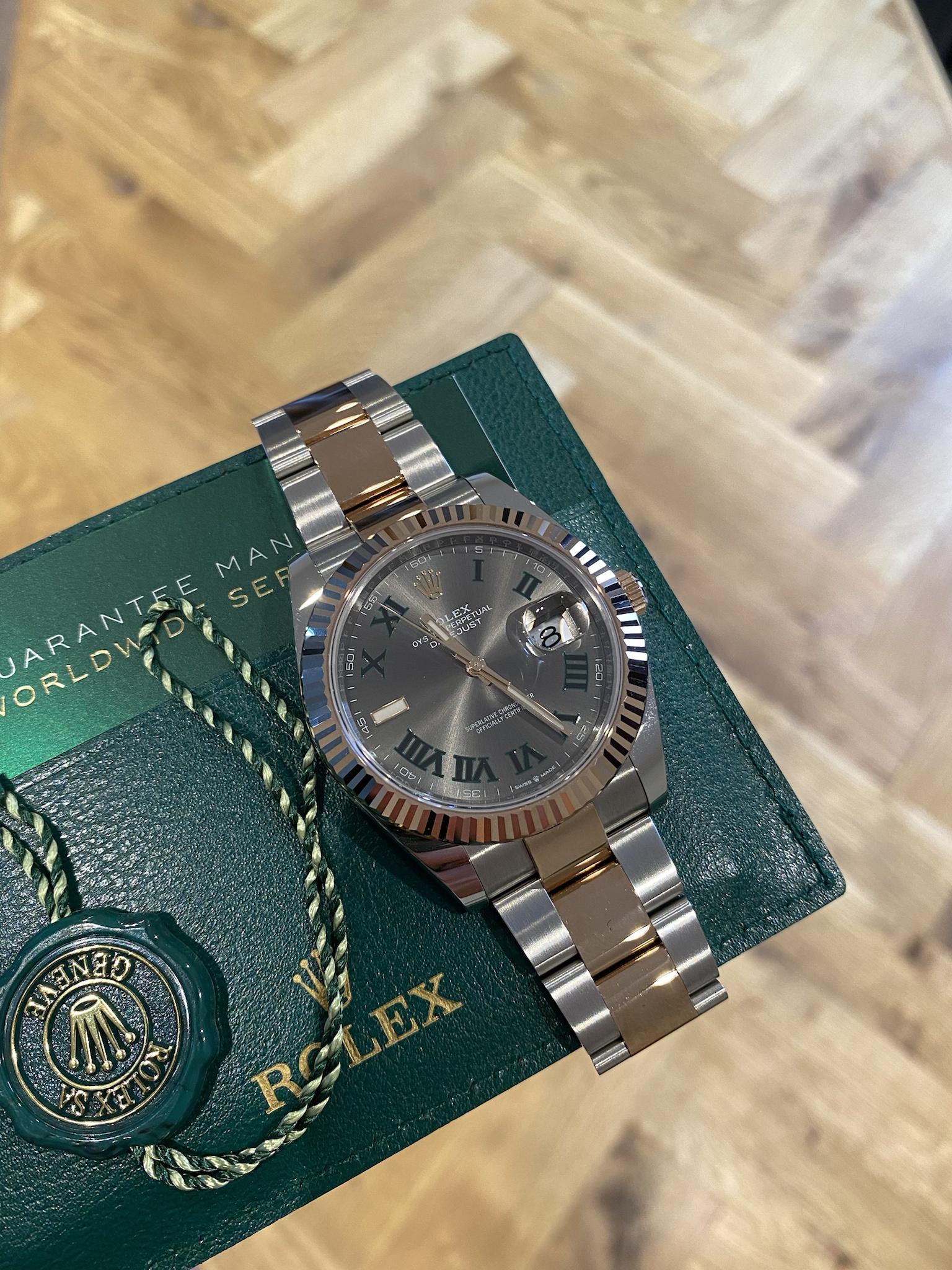 Rolex datejust bi clearance metal