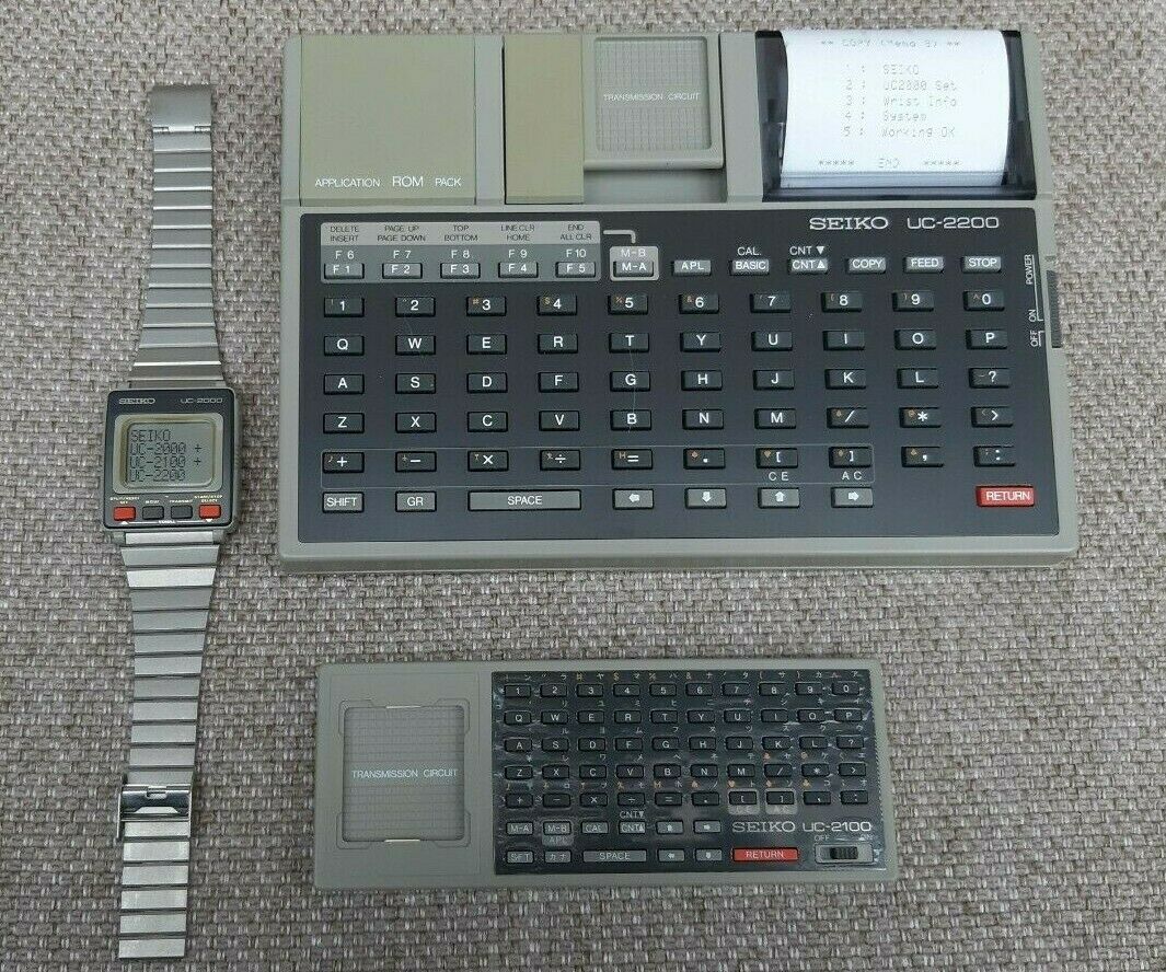 Seiko UC-2000 Wrist Information System 3-Piece Set (UC-2000, UC