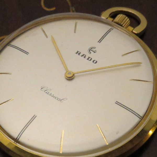 Impossible Find for the RADO Fans The Classical POCKET Watch For Mens