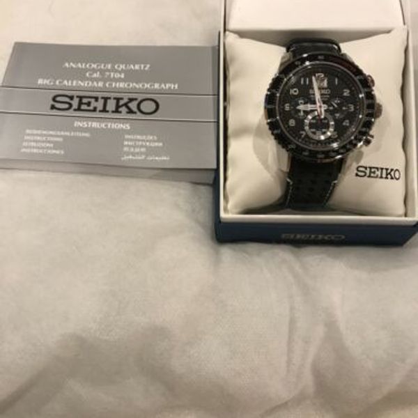 Seiko Sportura chronograph watch 7T04-0AL0 | WatchCharts Marketplace