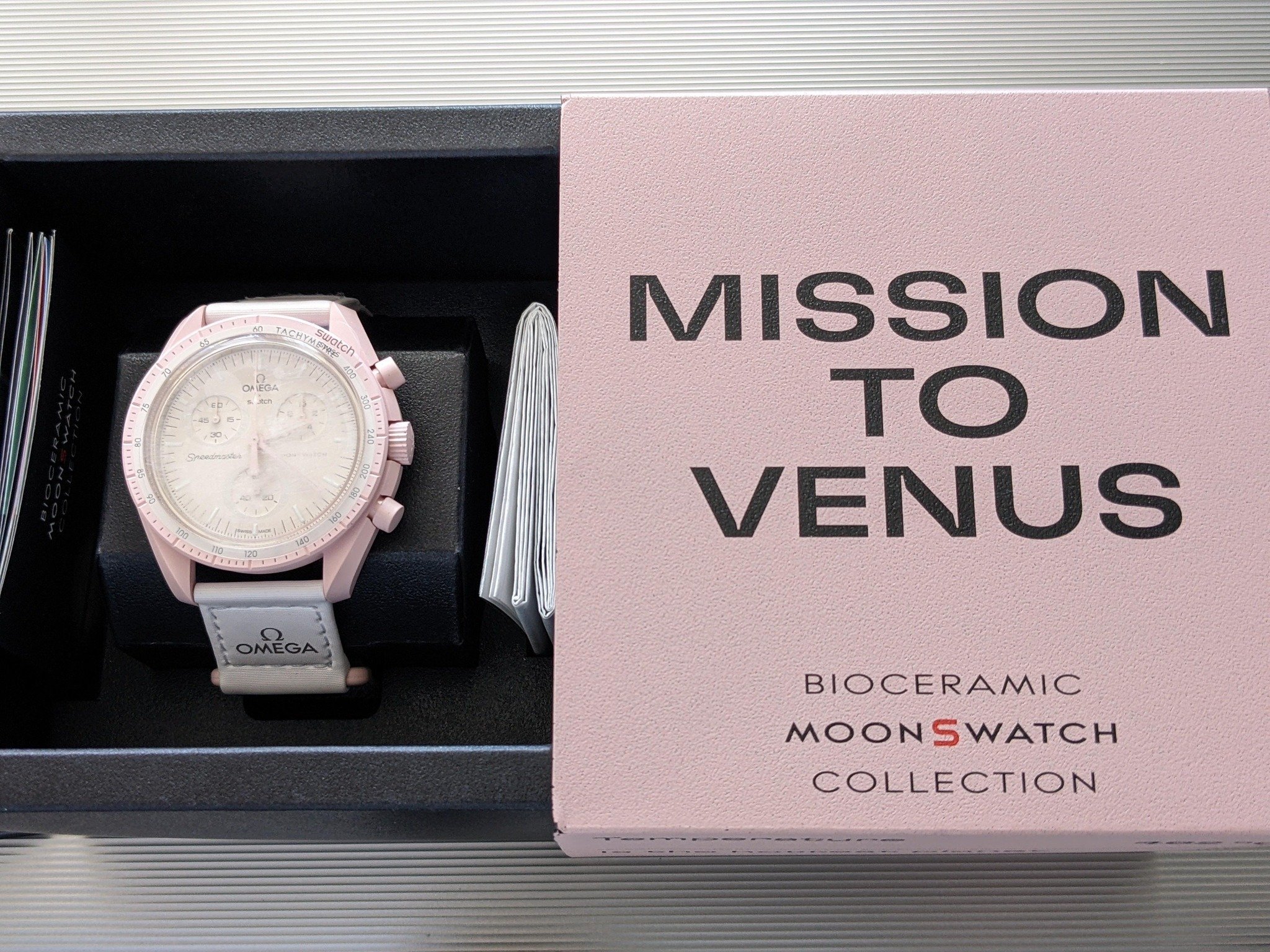 350 USD] New Swatch x Omega Moonswatch Mission to Venus | WatchCharts