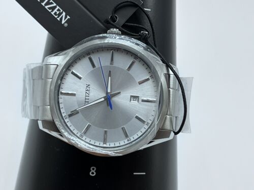 Citizen BI1030-53A Quartz Silver Dial Date Stainless Steel 42mm