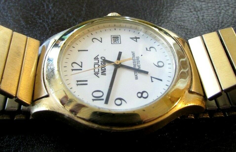 acqua indiglo watch wr30m