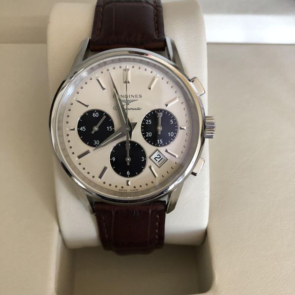[WTS] Longines Column Wheel Chronograph, rare panda 40mm, display back ...