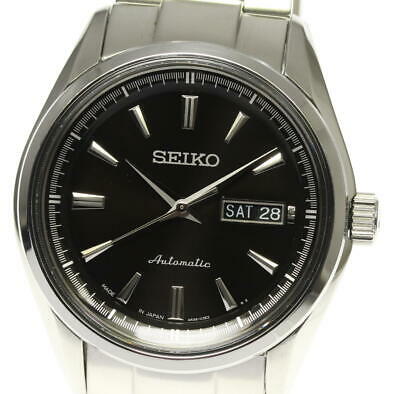 SEIKO Presage 4R36 03H0 Day date black Dial Automatic Men s