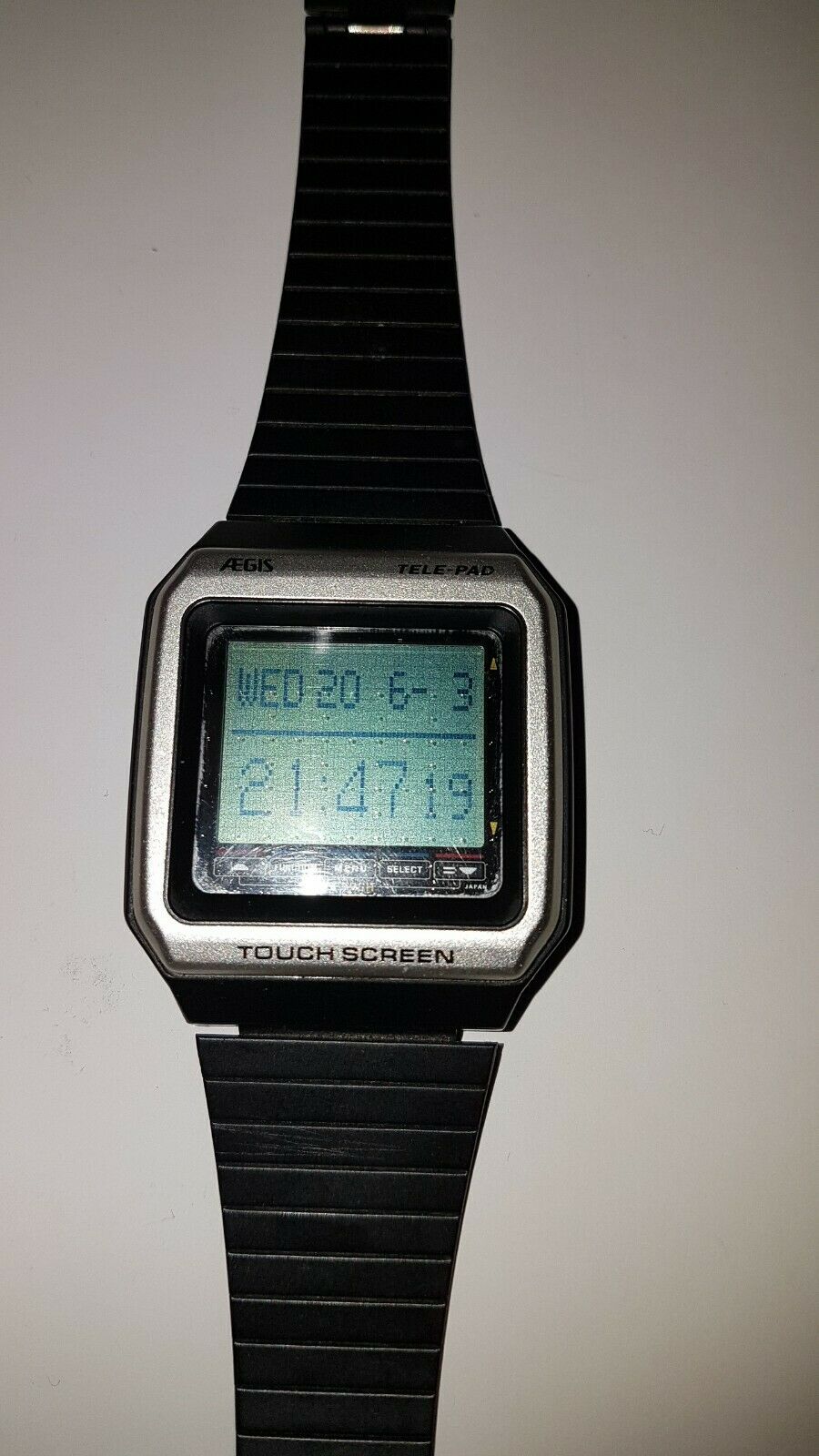 EXTREMELY RARE Aegis Tele Pad Touch Screen Watch Casio VDB 100 Data Bank WatchCharts Marketplace