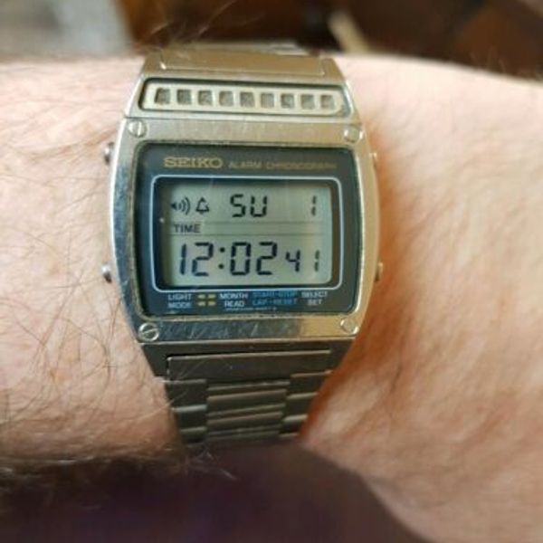 Very Rare Vintage Seiko Digital A359-5050 Alarm Chronograph Watch |  WatchCharts