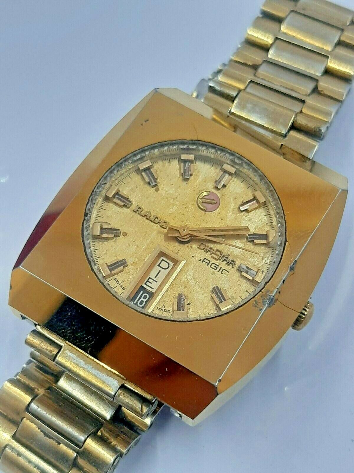VTG RADO DIASTAR MAGIC ETA 2798-1 DAY DATE AUTOMATIC GP
