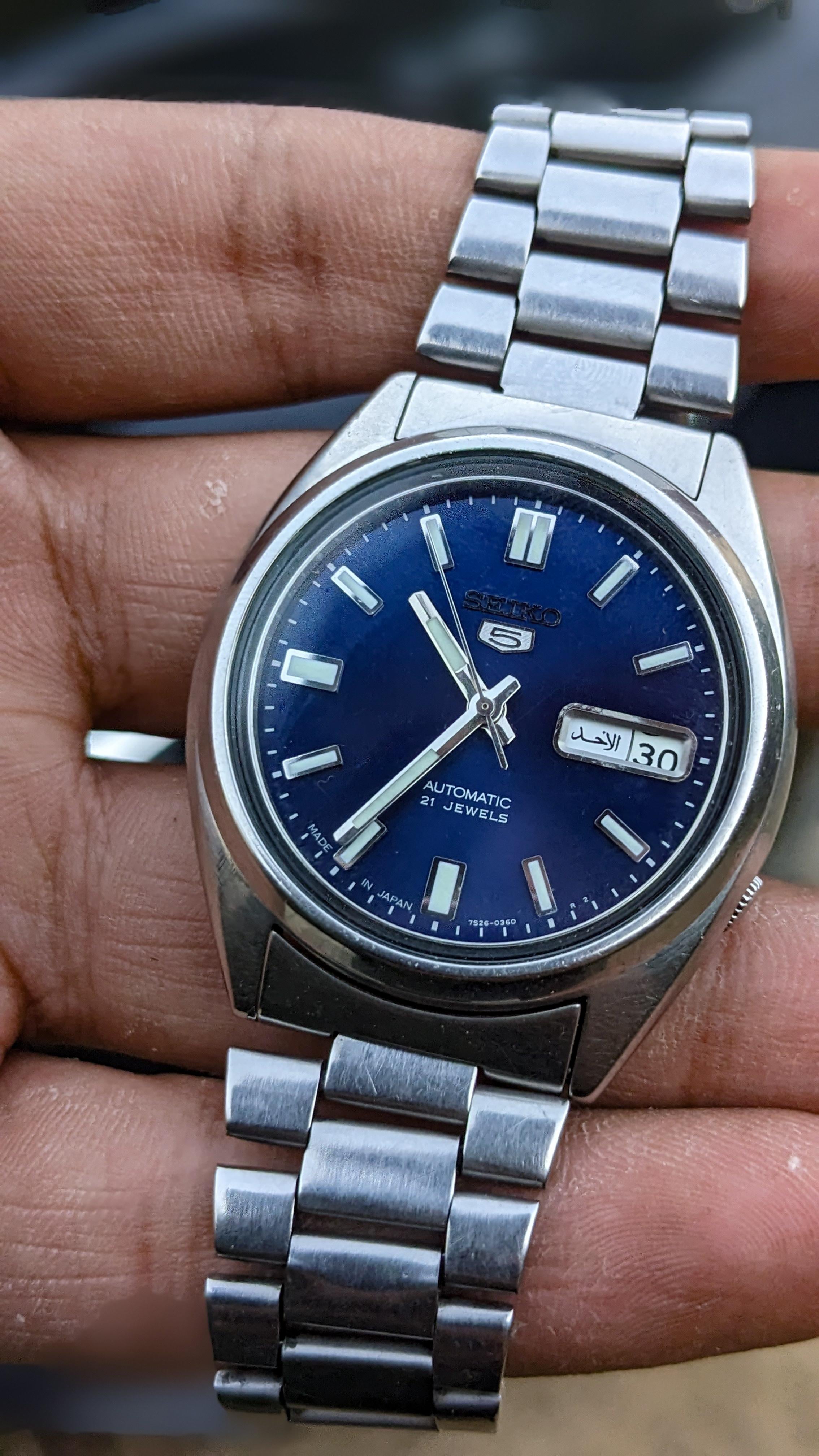 サルコスクス WTS] Seiko snxs77 automatic 21 jewels up for sale in 99