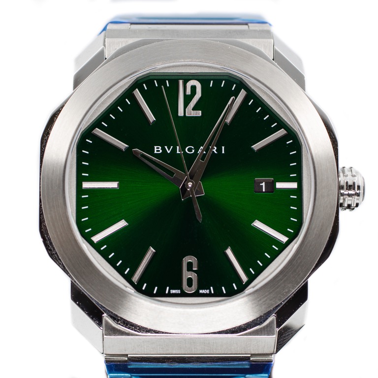 Bulgari octo green on sale dial