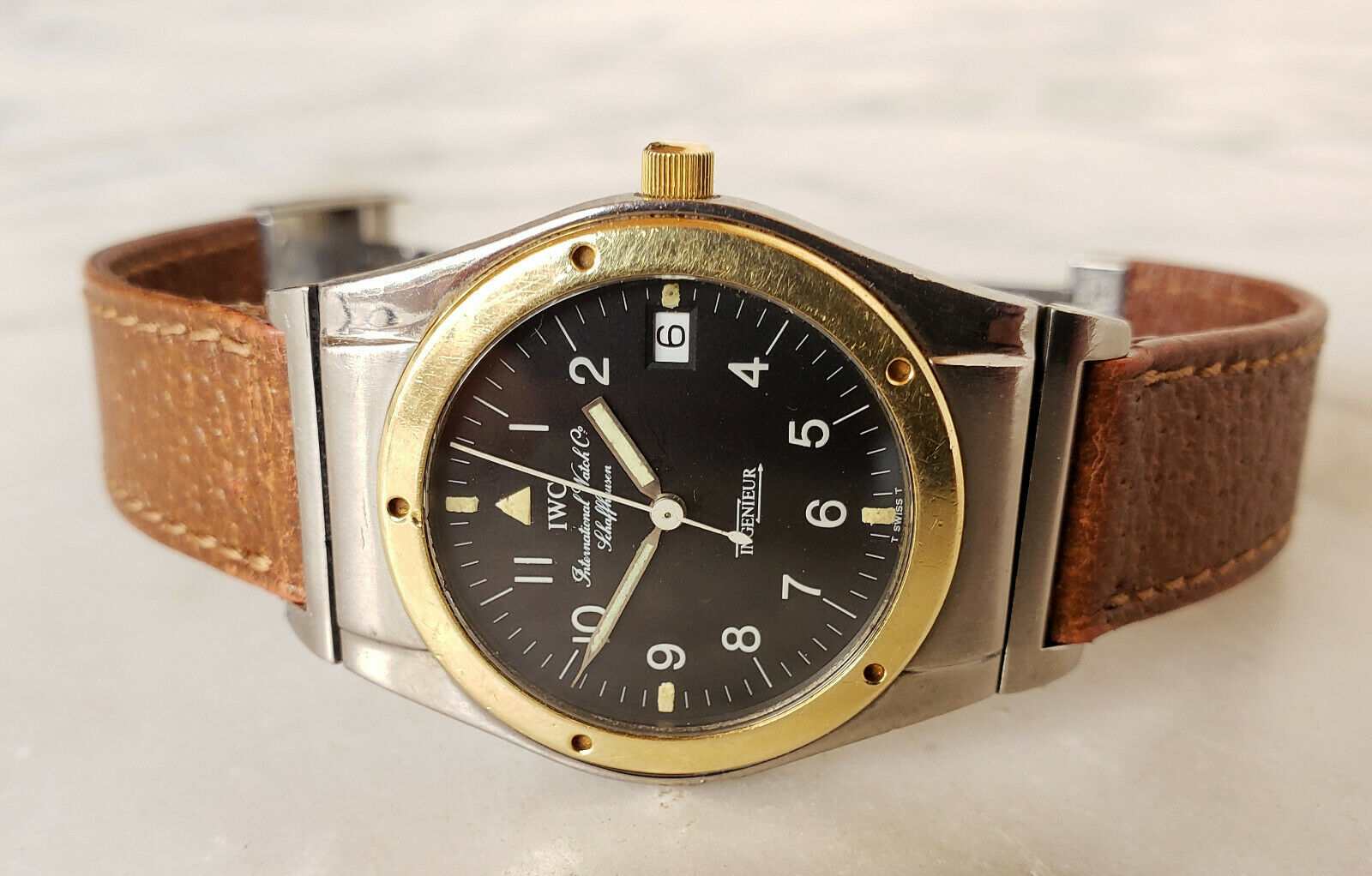 IWC Schaffhausen Ingenieur 18k Gold Steel 31MM Quartz Vintage