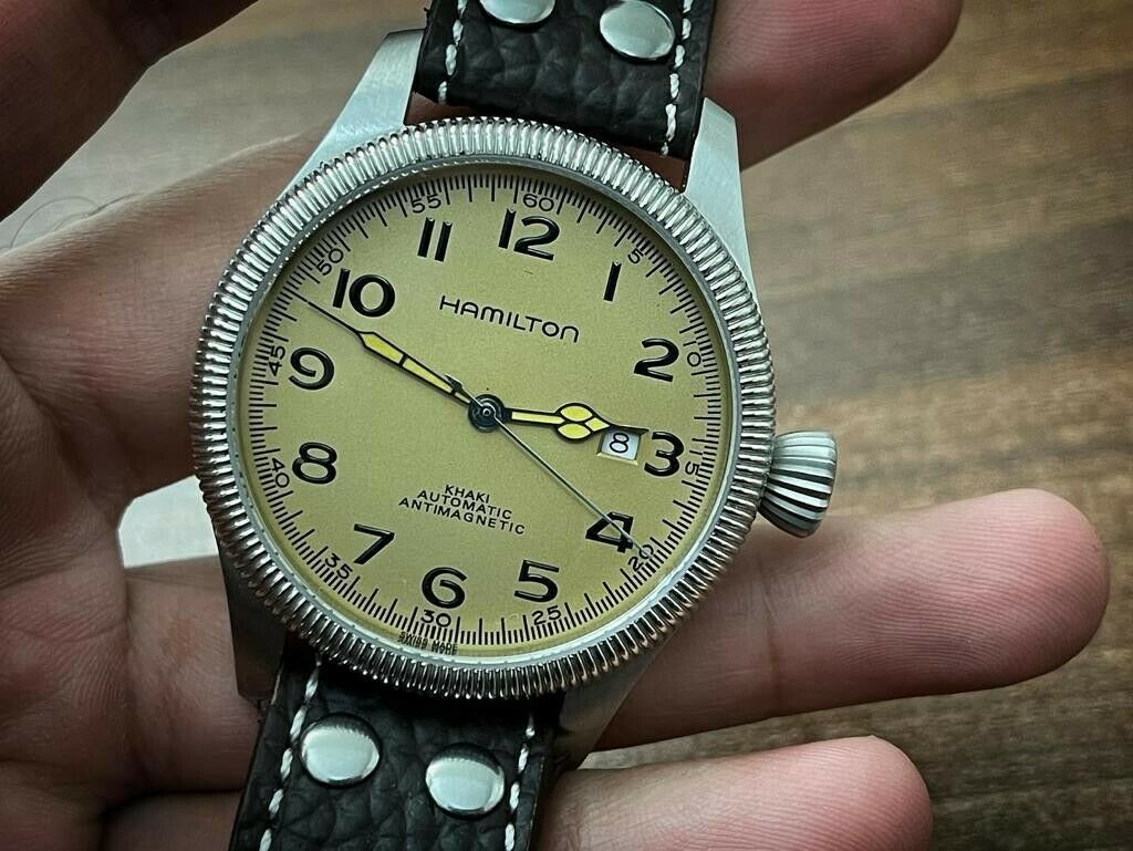 Vintage Hamilton Khaki Automatic Antimagnetic Gents Swiss Watch