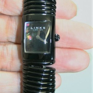 Links Of London Black Sweetie Bracelet Watch New Battery Thames Hospice Watchcharts