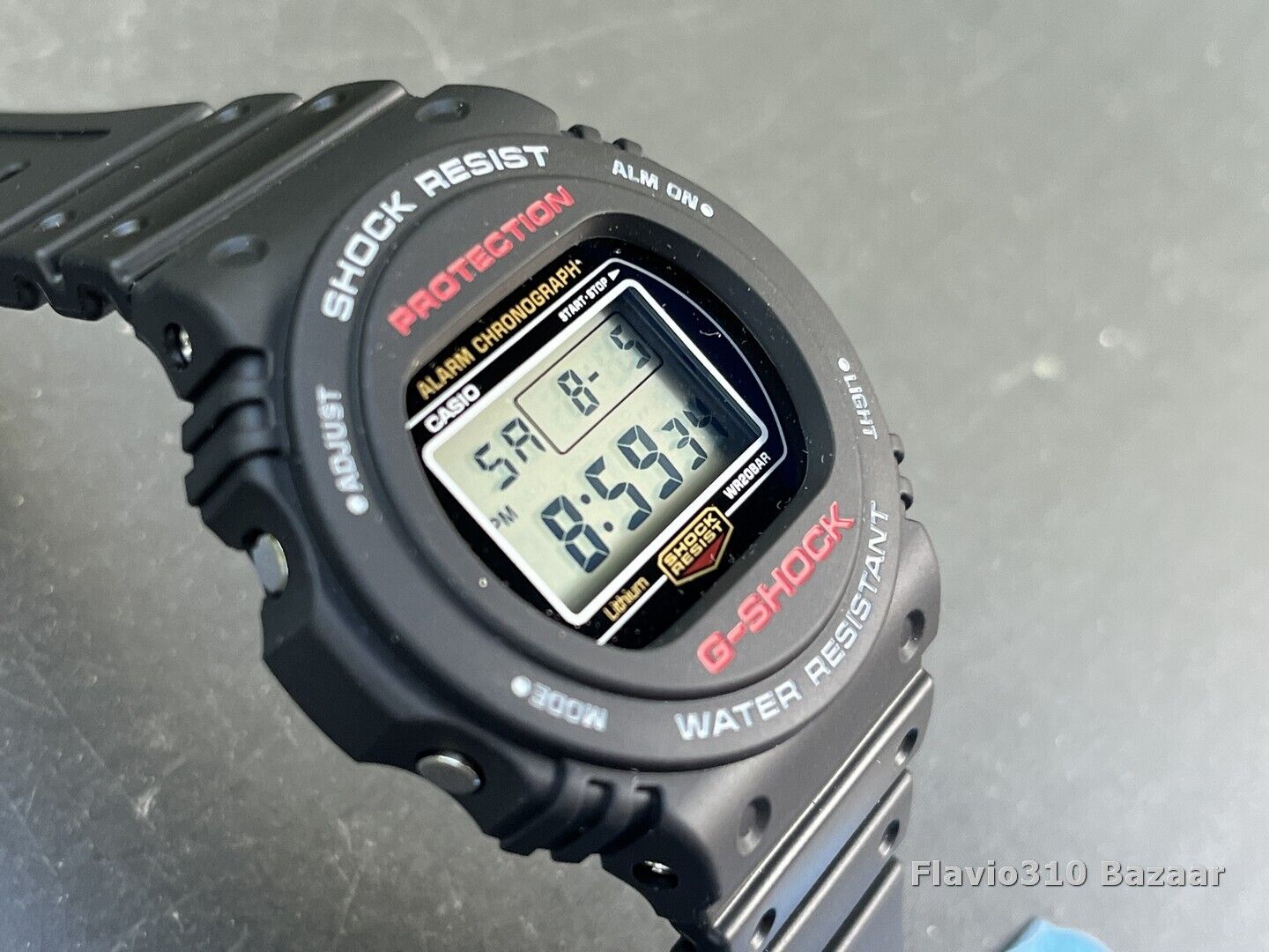 New Casio G-SHOCK DW-5750E (3229) Black Round Back-to-Original