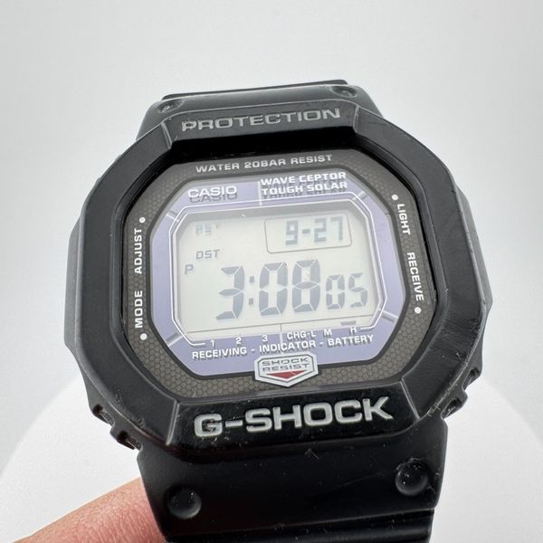 Casio G-Shock GW-5600J "The G 5600" Tough Solar Wave Ceptor Men's Watch ...