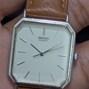 Seiko Chronos Quartz JDM 9021 5130 JDM September 1985 Dress Watch