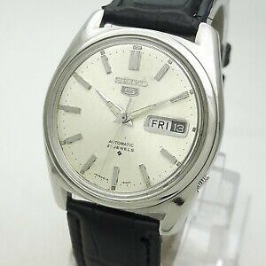 Vintage Seiko 5 Japan 21J Automatic 6119-8093 Steel Day Date Men's Wrist  Watch | WatchCharts