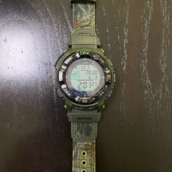 CASIO PROTREK MENS WATCH PRG 250B 3 MOON TIDE DATA TRIPLE SENSOR PRG 250B 3DR WatchCharts