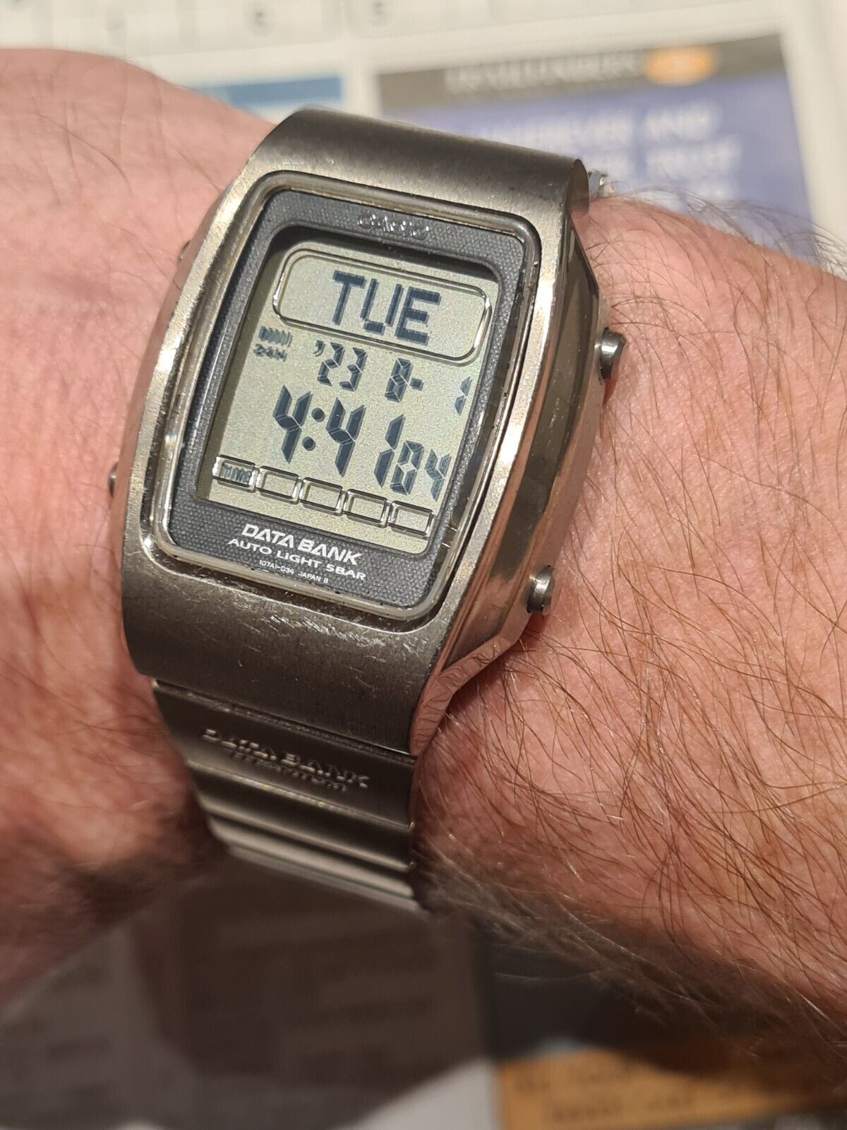 CASIO DBA-100 DATABANK デジタル腕時計 - メルカリ