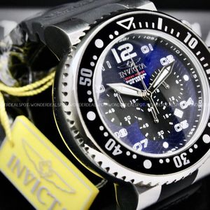 NEW Invicta Men s 52MM GRAND Pro Diver OCEAN VOYAGE BLUE Dial Chrono Strap Watch WatchCharts Marketplace