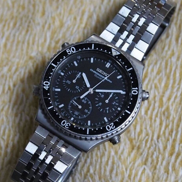 SEIKO Speedmaster Chronograph 7A28-7040 Men' Watch from JP