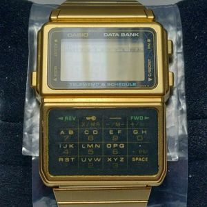Vintage Pre Owned Casio Databank Gold Color Dbc 610 Calculator Watchcharts