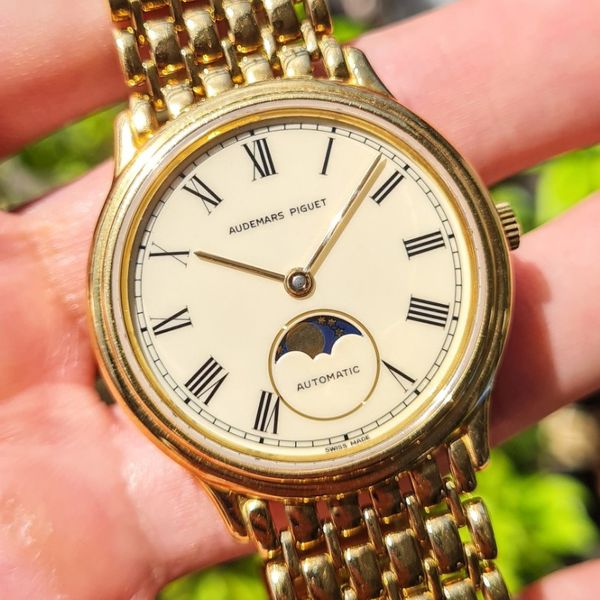 Ultra Rare 1980s Audemars Piguet Classique Moonphase Automatic Vintage ...